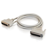 C2G 6ft Serial RS232 DB9 Null Modem Cable with Low Profile Connectors M/M